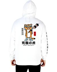 chinese tiger rose hoodie