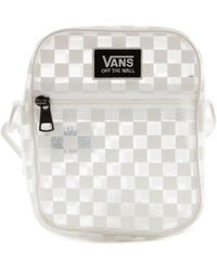 vans mow pink checkerboard lunch bag