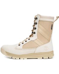 red timberland field boots
