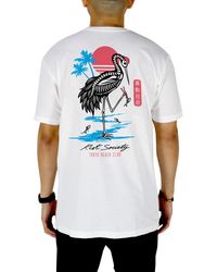 Riot Society Crane Skeleton Tokyo Mens Hoodie