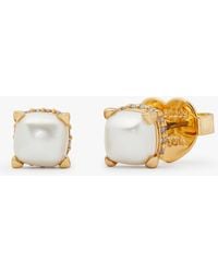 Kate Spade - Little Luxuries 6mm Square Studs - Lyst