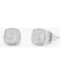 Kate Spade - Fine Time To Shine Pavé Diamond Studs - Lyst