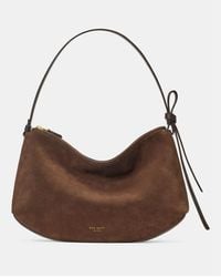 Kate Spade - Loop Suede Large Shoulder Bag - Lyst
