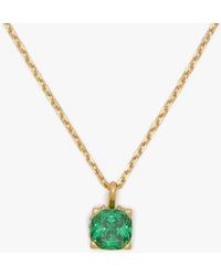 Kate Spade - Little Luxuries 6mm Square Pendant - Lyst