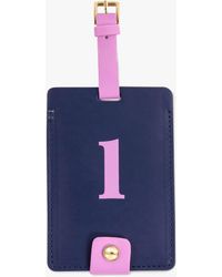 Kate Spade - Just Mine Initial Collection Luggage Tag L - Lyst