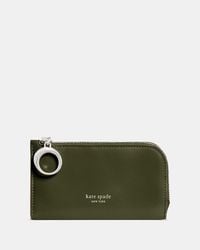 Kate Spade - Halo Fine Grain Leather Small Slim Bifold Wallet - Lyst