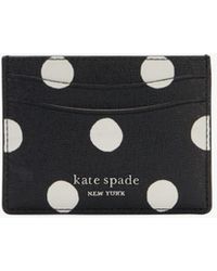 Kate Spade - Morgan Sunshine Dot Card Holder - Lyst