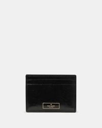 Kate Spade Outlet - Kate Spade Bridget Crinkle Patent Small Slim Card Holder - Lyst