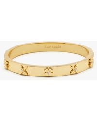 Kate Spade - Heritage Bloom Armreif Mit Scharnierverschluss - Lyst