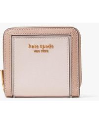 Kate Spade - Morgan Colorblocked Small Compact Wallet - Lyst