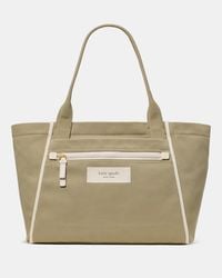 Kate Spade - Dash Large Canvas Tote Bag - Lyst