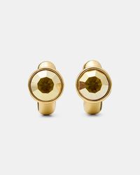 Kate Spade - Kate Spade Keep Sparkling Round Huggies Earring - Lyst