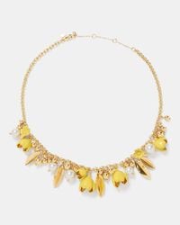 Kate Spade - Golden Bloom Statement Necklace - Lyst