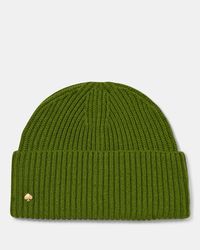 Kate Spade - Kate Spade Stripe Cuff Beanie - Lyst