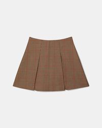 Kate Spade - Plaid Box Pleat Mini Skirt - Lyst