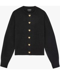 Kate Spade - Heart Button Nell Cardigan - Lyst