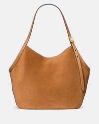 Kate Spade - Kate Spade Deco Suede Tulip Tote Bag - Lyst