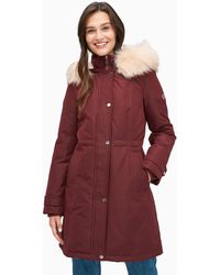 Kate Spade Down Jacket With Hood - Red