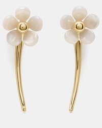 Kate Spade - Summer Daze Flower Statement Earrings - Lyst