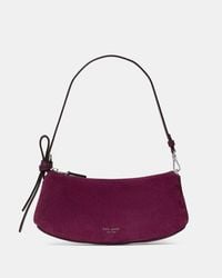 Kate Spade - Kate Spade Loop Suede Mini Bag - Lyst