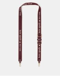 Kate Spade - Kate Spade Logo Webbing Bag Strap - Lyst
