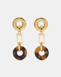 Kate Spade - Interlock Linear Earrings - Lyst