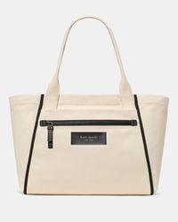 Kate Spade - Dash Large Canvas Tote Bag - Lyst