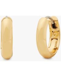 Kate Spade - Brilliant Statements Metal Huggies - Lyst