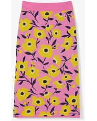 Kate Spade - Sunshine Floral Embellished Pencil Skirt - Lyst