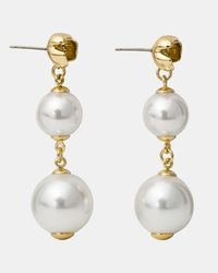 Kate Spade - Golden Bloom Linear Earrings - Lyst