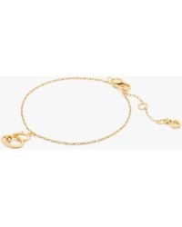 Kate Spade - Initial Script Bracelet - Lyst
