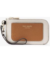 Kate Spade - Ava Colorblocked Coin Card Case Wristlet - Lyst