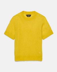 Kate Spade - Kate Spade Fuzzy Short Sleeve Sweater - Lyst