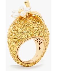Kate Spade - Fresh Squeeze Cocktail Ring - Lyst