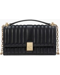 Kate Spade - Deco Quilted Mini Flap Chain Crossbody - Lyst