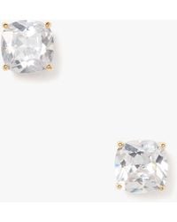 Kate Spade - Mini Small Square Studs Earrings - Lyst