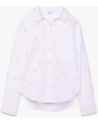Kate Spade - Embellished Hemd aus Popeline - Lyst