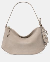 Kate Spade - Loop Suede Large Shoulder Bag - Lyst