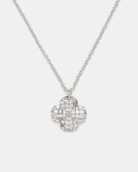 Kate Spade - Flower Pave Mini Pendant - Lyst