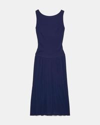 Kate Spade - Kate Spade Drapey Cross-Back Midi Dress - Lyst