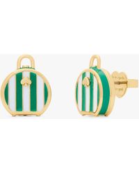Kate Spade - Away We Go Ohrstecker in Kofferform - Lyst
