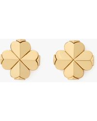 Kate Spade - Spade Flower Studs - Lyst