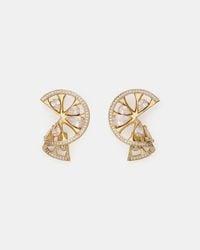 Kate Spade - Twist Statement Earrings - Lyst