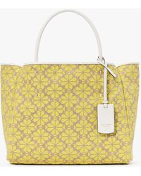 Kate Spade - Spade Flower Jacquard Medium Everything Tote - Lyst