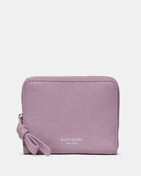 Kate Spade - Loop Leather Small Zip Around Wallet - Lyst
