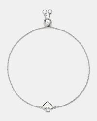 Kate Spade - Kate Spade Everyday Spade Metal Slider Bracelet - Lyst
