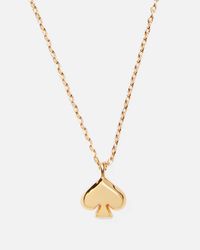 Kate Spade - Everyday Spade Metal Mini Pendant - Lyst