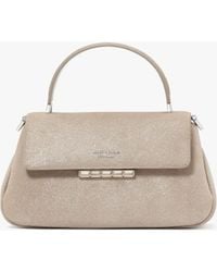 Kate Spade - Grace Glitter Suede Small Top-Handle Bag - Lyst