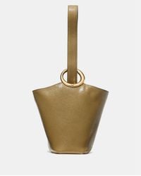 Kate Spade - Halo Glazed Mini-Beuteltasche Aus Leder - Lyst