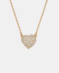 Kate Spade - Amour Pave Pendant - Lyst